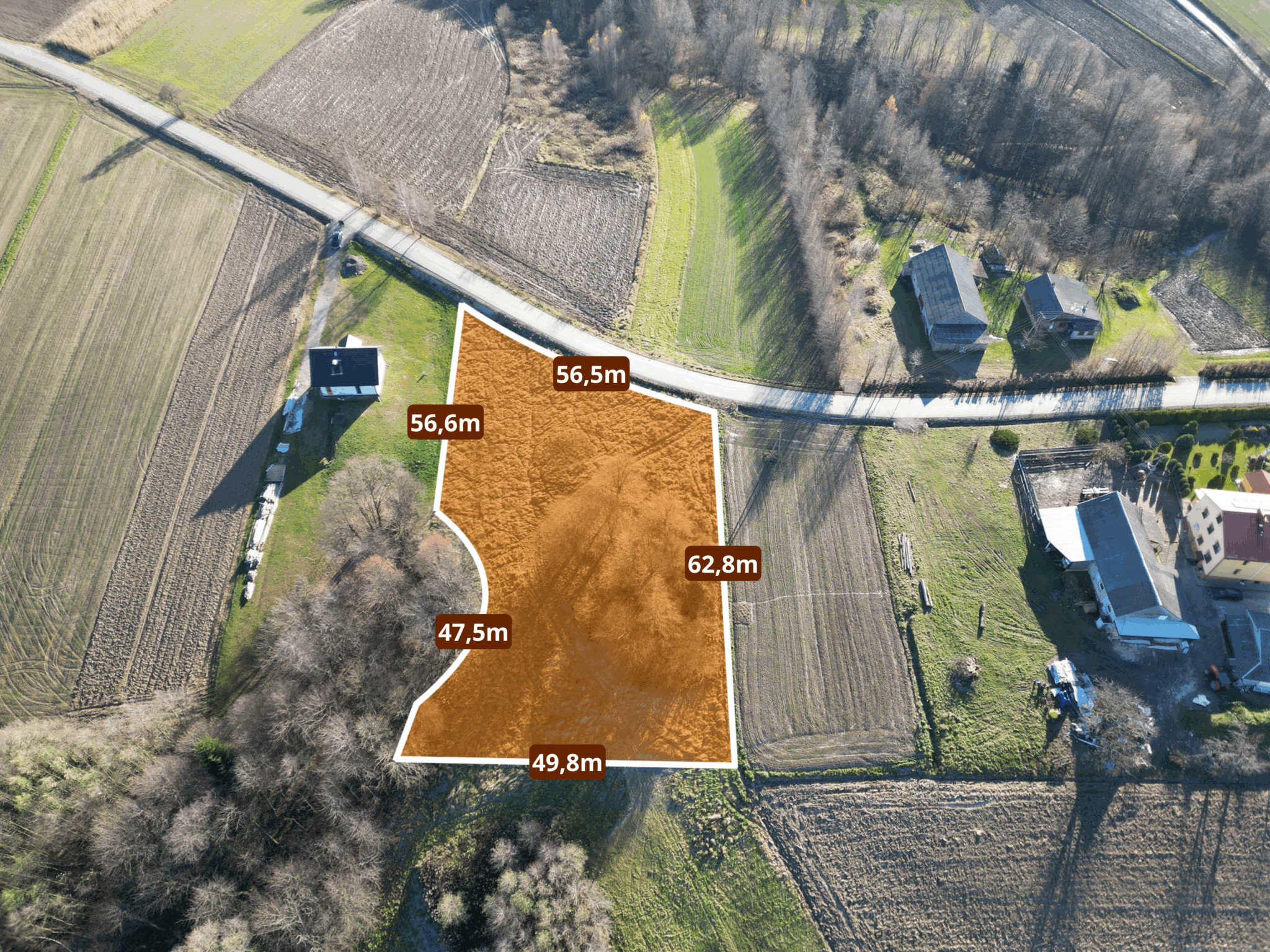 Działka budowlana 3502m², spokojna okolica | Mała (gm. Ropczyce)