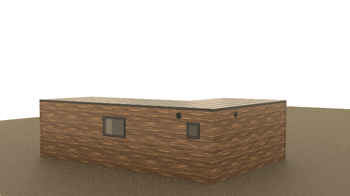 Skandynawskie domki drewniane GIRONA, całoroczne, 35 m2, umeblowane, wyposażone, wysoki standard