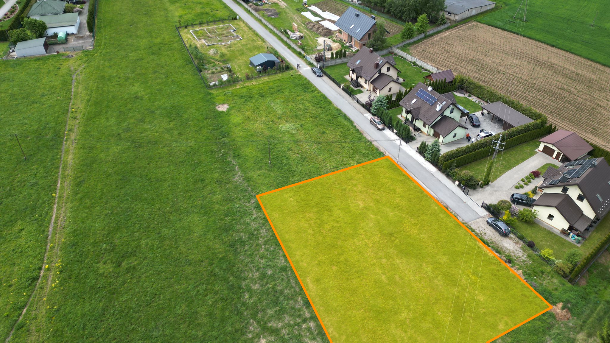 Działka budowlana na sprzedaż – Zawierzbie