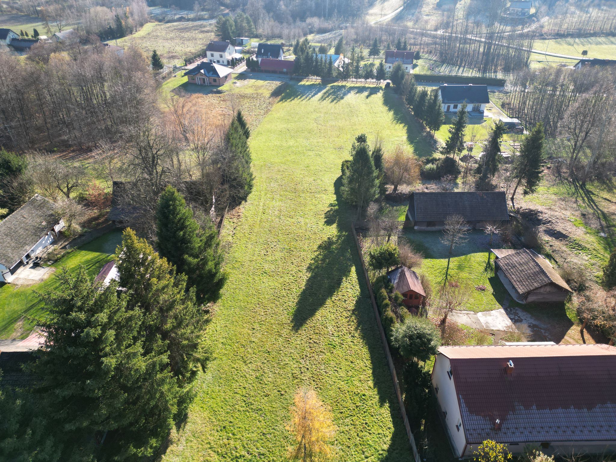 Duże działki budowlane 2149m² i 2079m² | Łęki Dolne (gm. Pilzno)