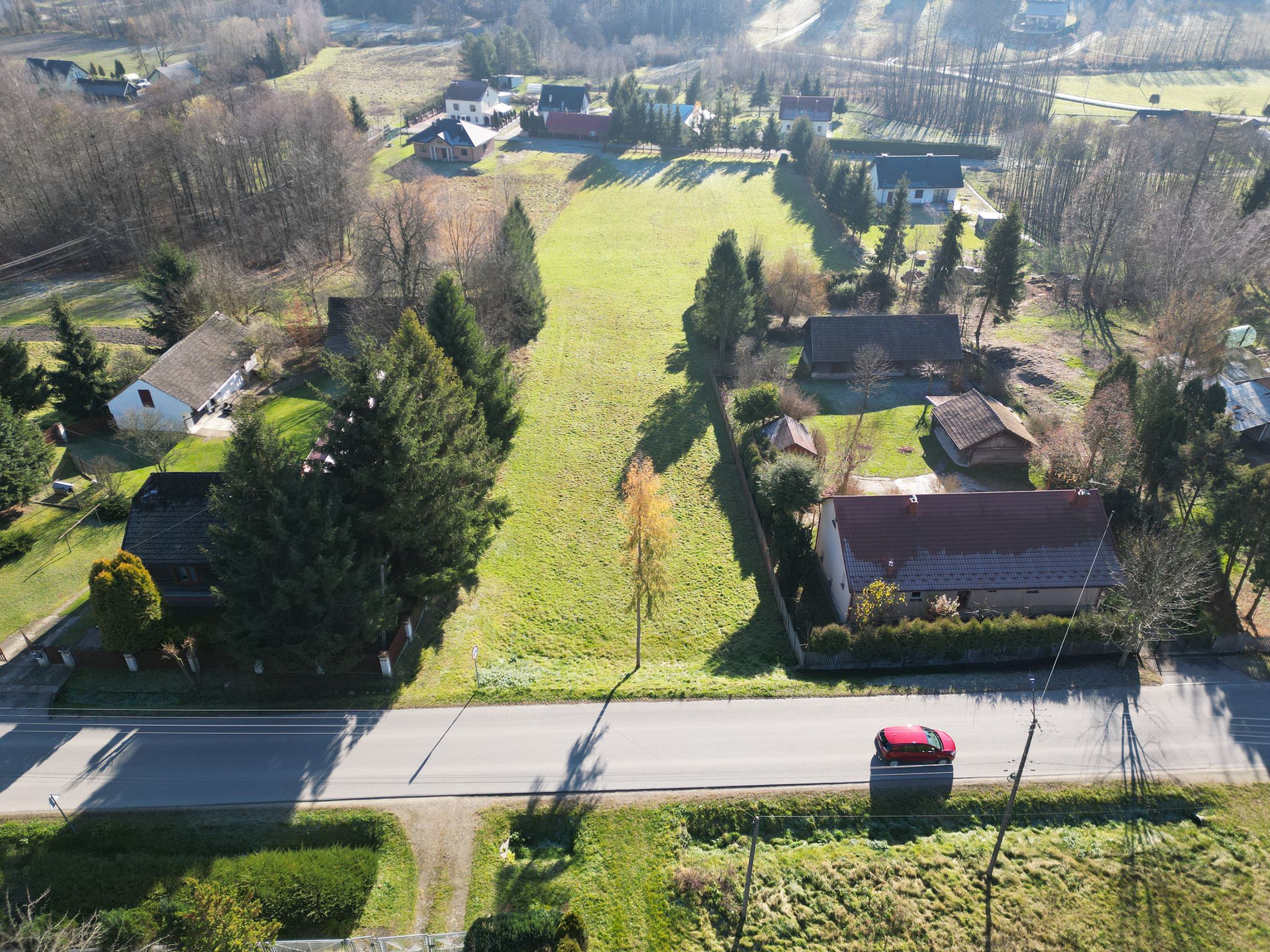 Duże działki budowlane 2149m² i 2079m² | Łęki Dolne (gm. Pilzno)