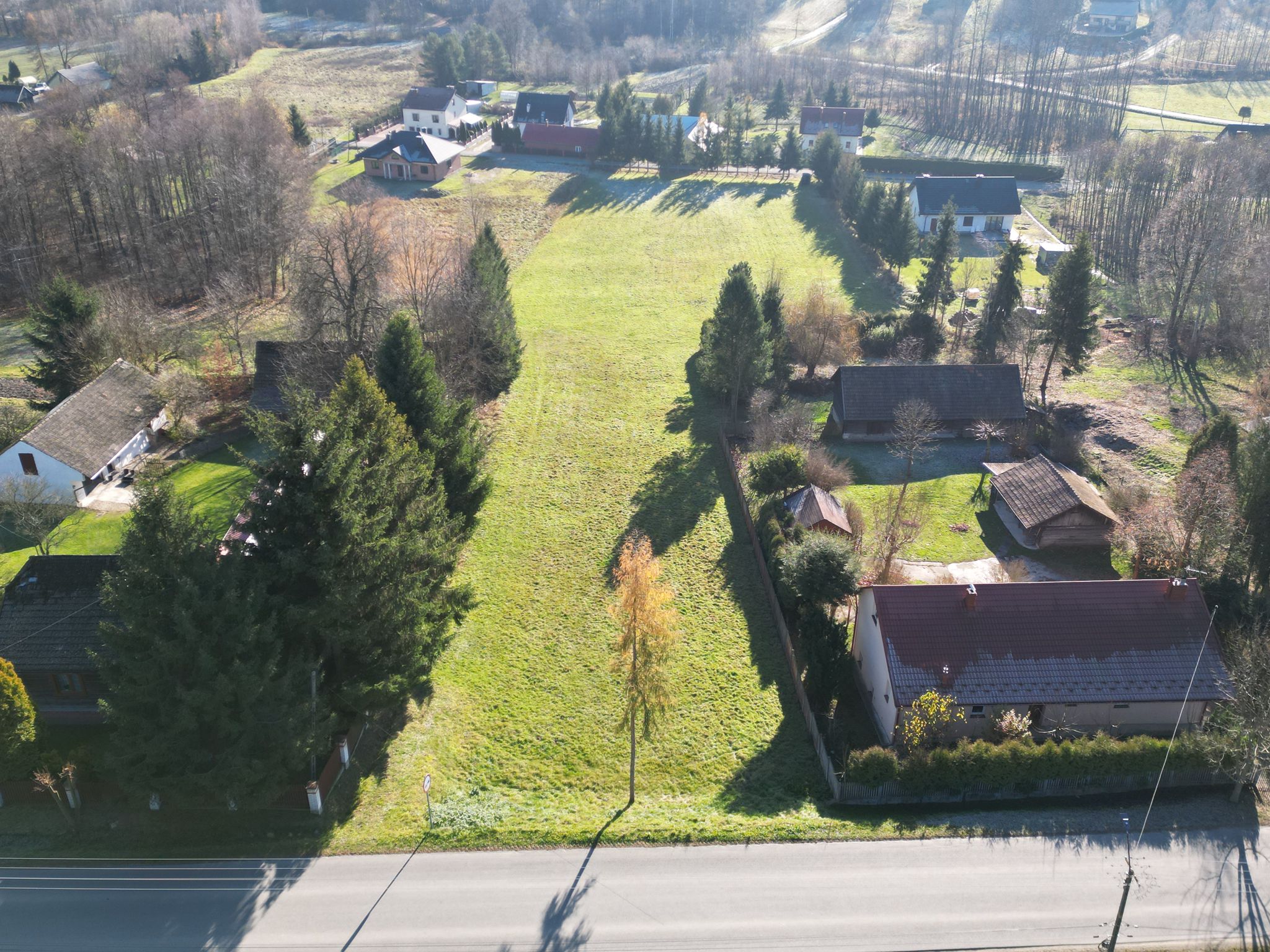 Duże działki budowlane 2149m² i 2079m² | Łęki Dolne (gm. Pilzno)