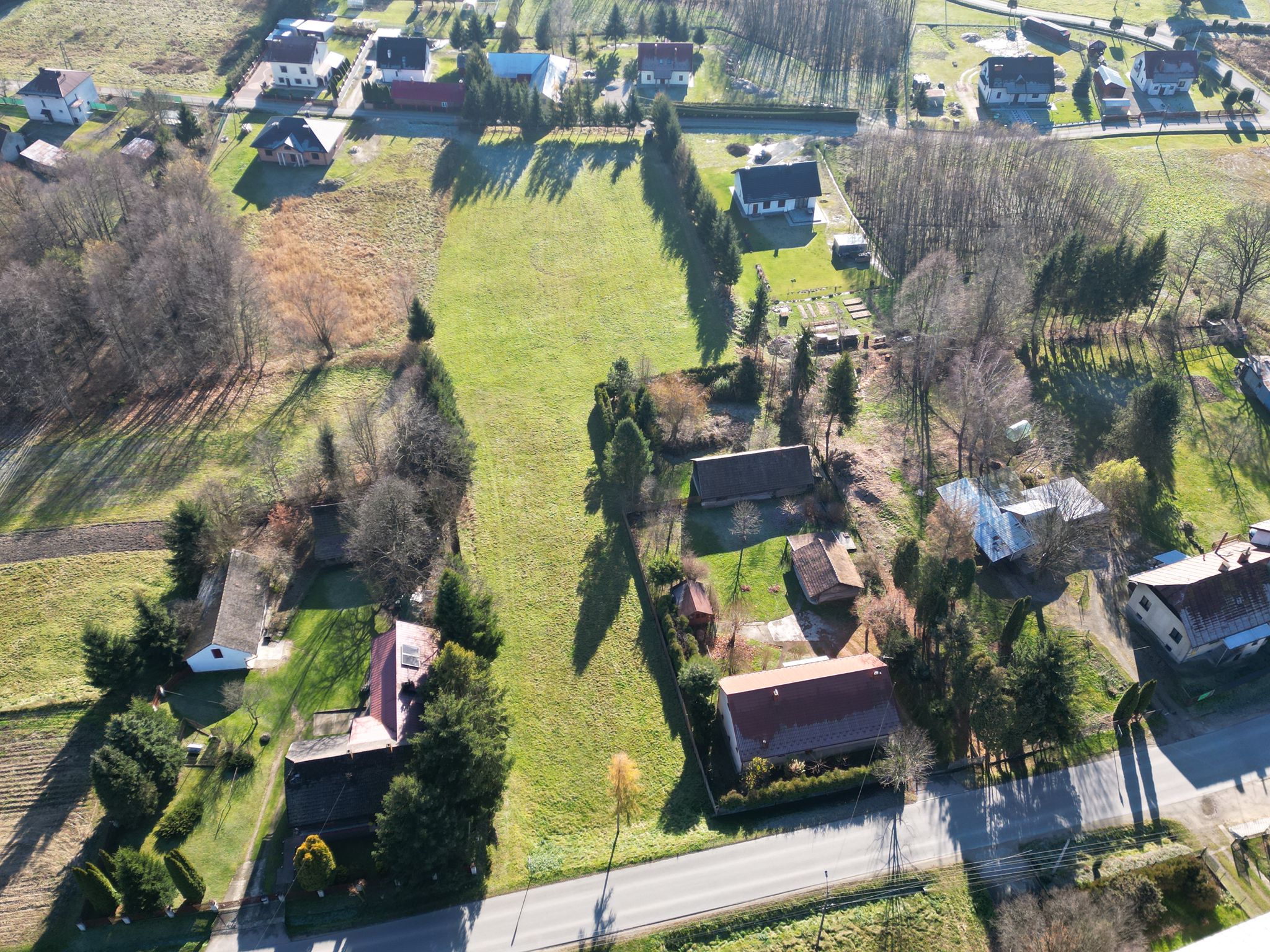 Duże działki budowlane 2149m² i 2079m² | Łęki Dolne (gm. Pilzno)