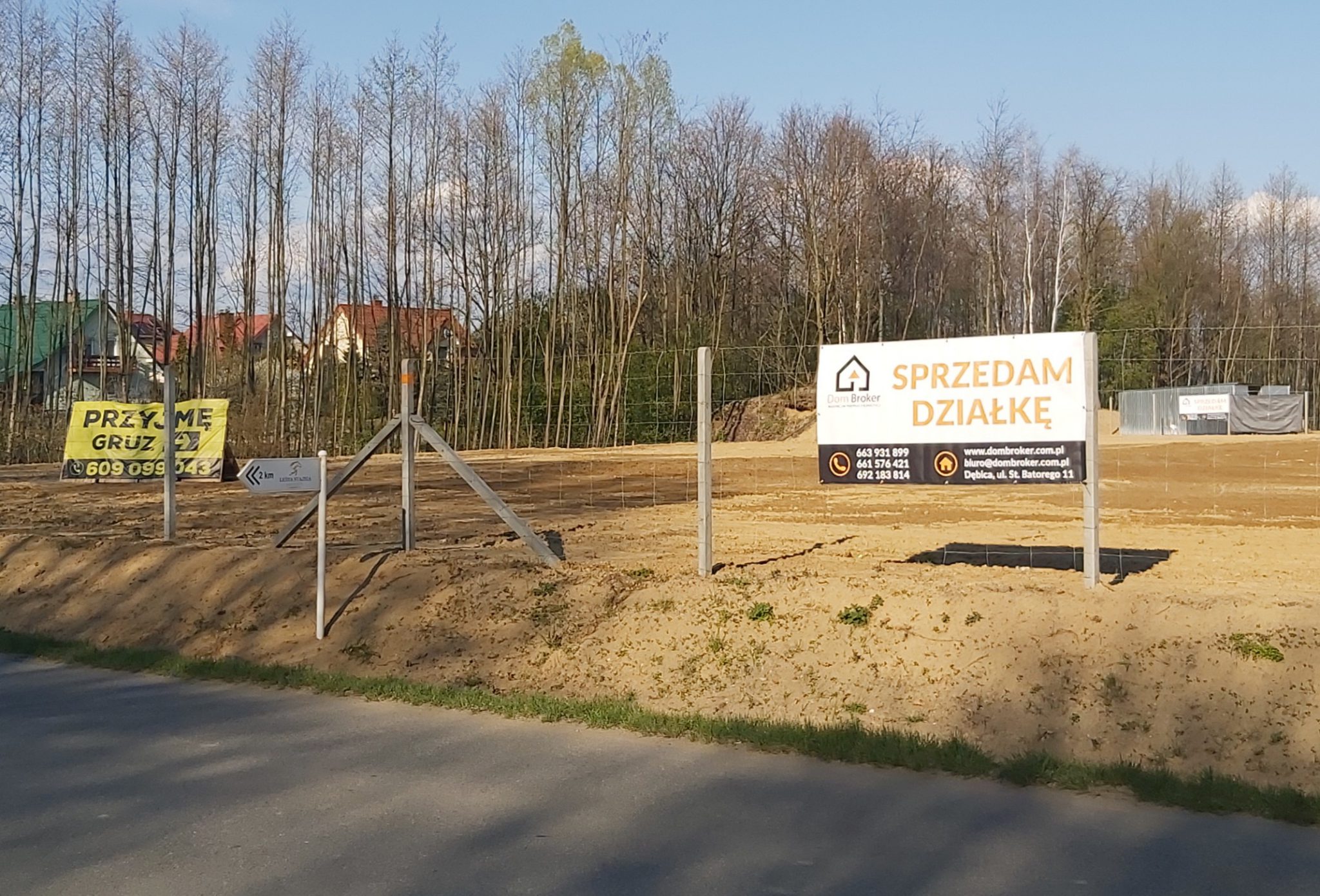 Działka budowlana, Nagoszyn, 11 ar, warunki zabudowy, SPRZEDANA